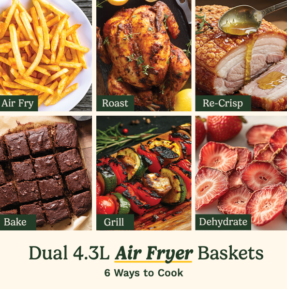 Tri Zone 13.6L Air Fryer & Oven