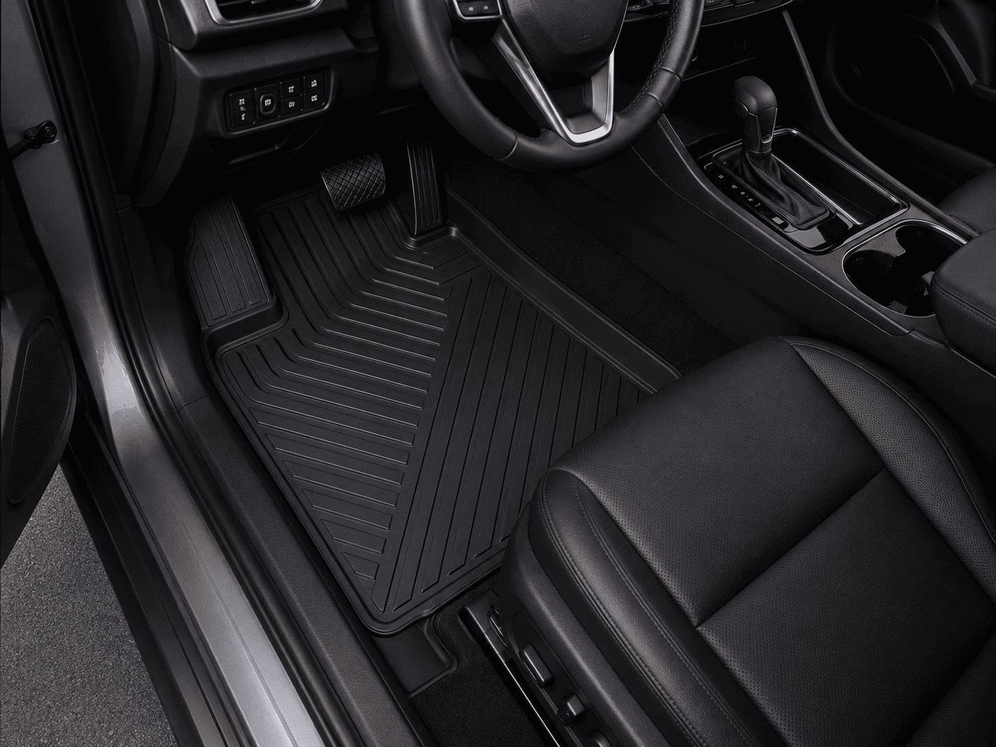 Tailored driver-side car mat