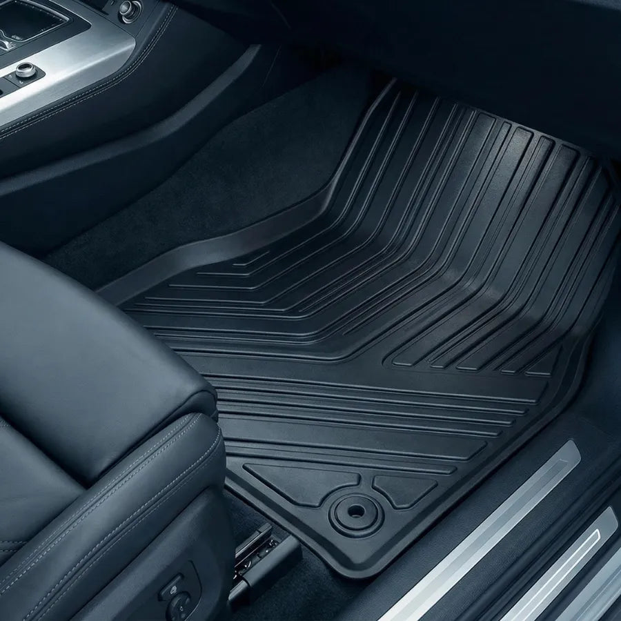 VeloraCar tailored 3D floor mat installed in a vehicle